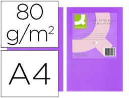 500h papel fotocopiadora Q-Connect A4 80g/m² color lila